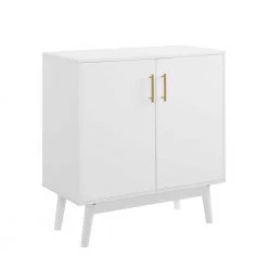 30 in. White Mid Century Modern Accent Cabinet by Welwick Designs -Deals Welwick Designs Store white welwick designs accent cabinets hd8495 66 1000