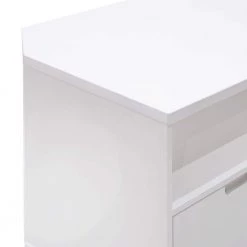 52 in. White Solid Wood Mid Century Modern Corner TV Stand with 3 Drawers (Max tv size 58 in.) by Welwick Designs 13 52 in. White Solid Wood Mid Century Modern Corner TV Stand with 3 Drawers (Max tv size 58 in.) by Welwick Designs -Deals Welwick Designs Store white welwick designs tv stands hd9205 1d 1000