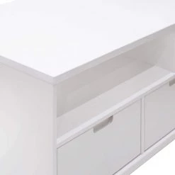 52 in. White Solid Wood Mid Century Modern Corner TV Stand with 3 Drawers (Max tv size 58 in.) by Welwick Designs 15 52 in. White Solid Wood Mid Century Modern Corner TV Stand with 3 Drawers (Max tv size 58 in.) by Welwick Designs -Deals Welwick Designs Store white welwick designs tv stands hd9205 77 1000